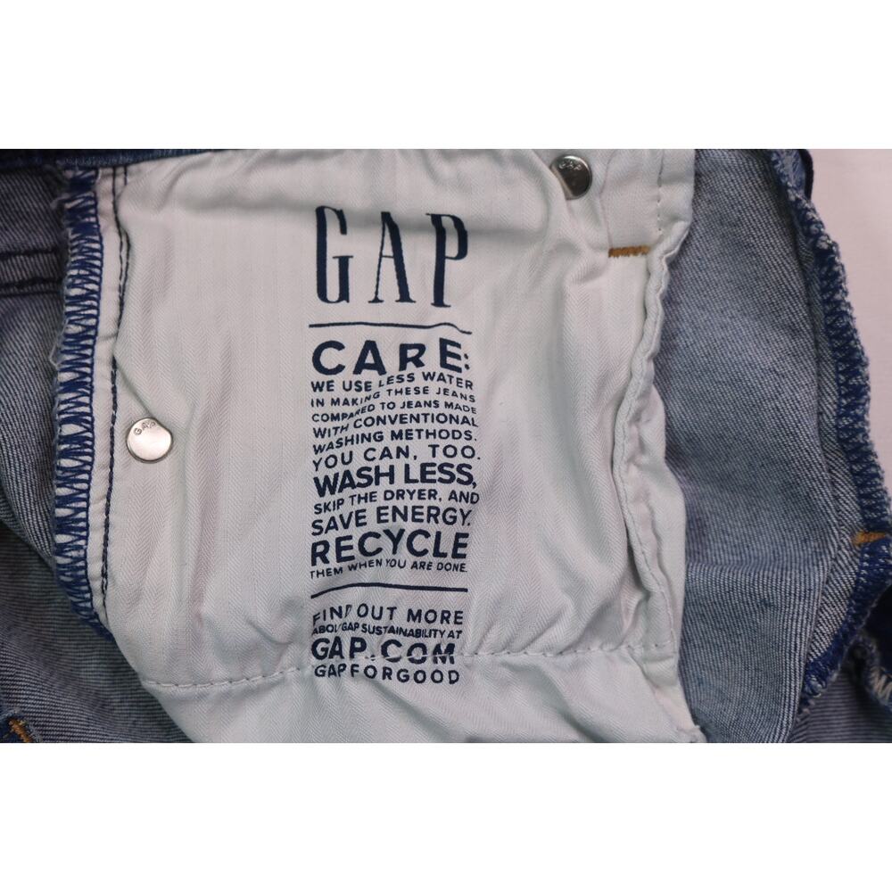 Gap Classic Straight Mid-Rise Women's Jeans - Size 28/4R - Color Blue - Picture 14 of 16